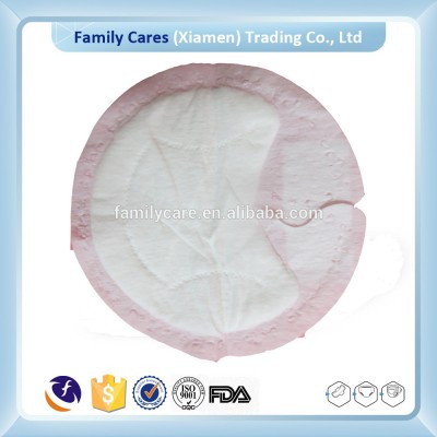 Disposable adhesive nursing breast pads with high absorbency